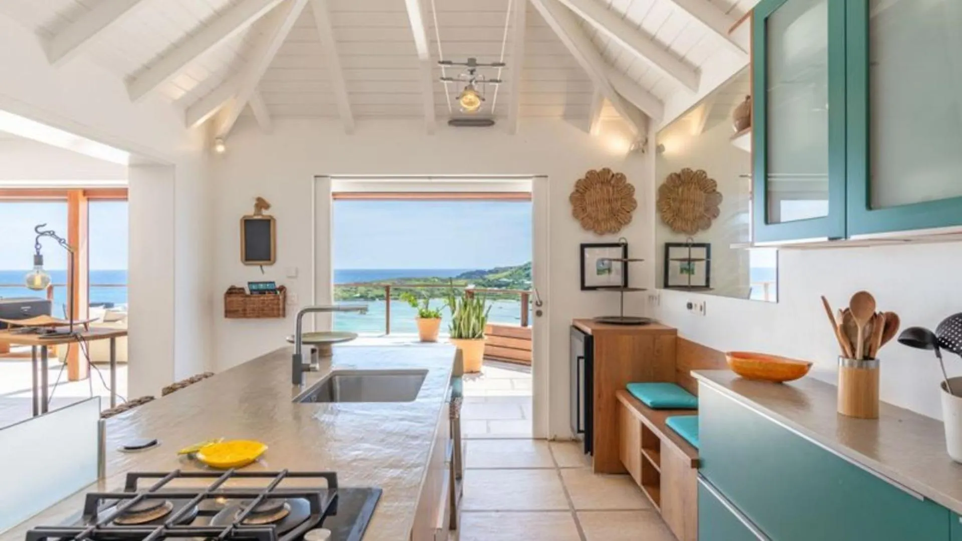 Grand Rustic Villa With Prime Ocean Views Marigot
