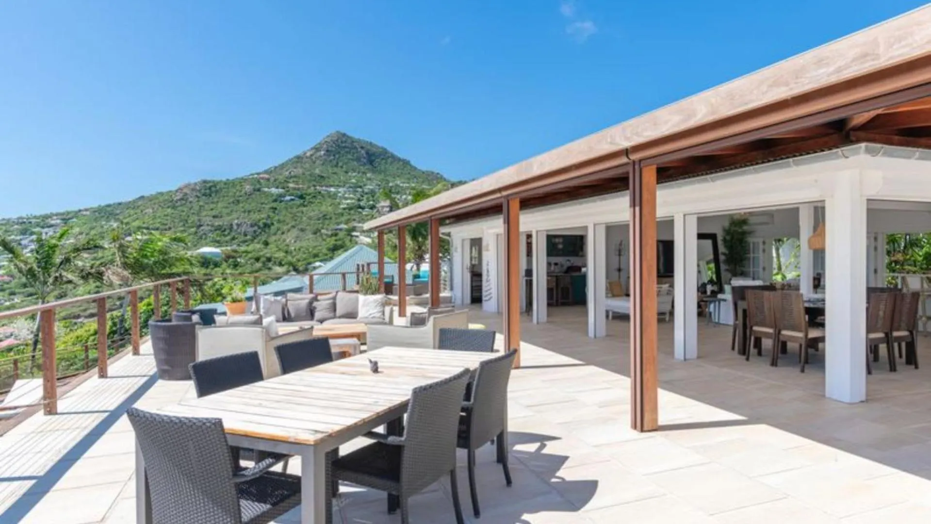 Grand Rustic Villa With Prime Ocean Views Marigot 0*,