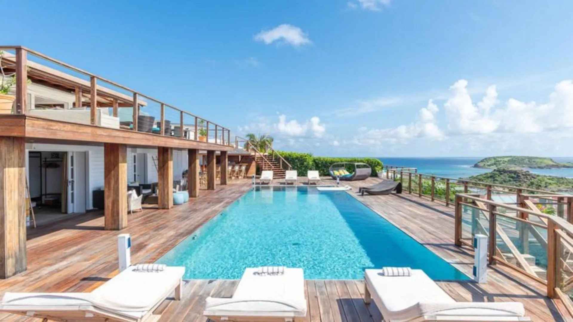 Grand Rustic Villa With Prime Ocean Views Marigot